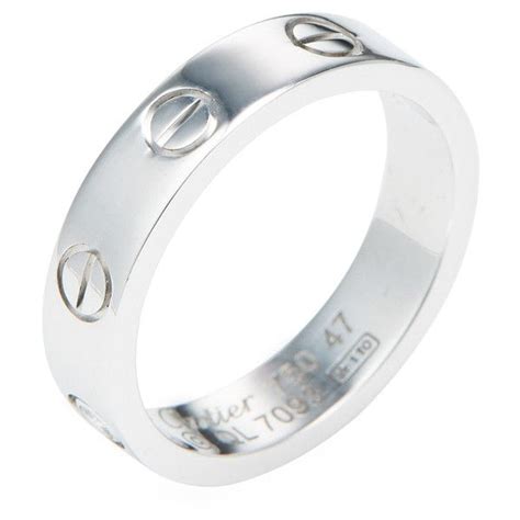 cartier silver ring|cartier ring price list.